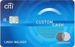 Citi Custom Cash® Card logo.