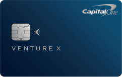 Capital One Venture X Rewards Credit Card logo.