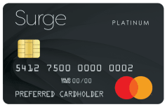 Surge® Platinum Mastercard® image.