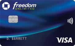 Chase Freedom Unlimited<sup>®</sup> image.