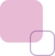 Pink squircles graphic