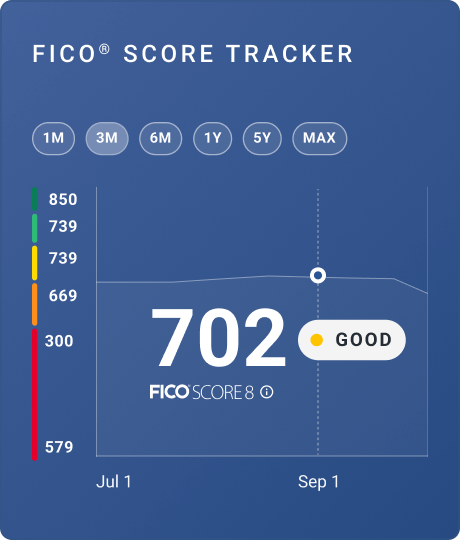 Phone with a good score and credit usage.
